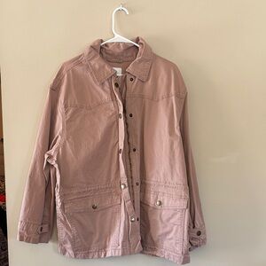 Banana Republic Light Pink Utility Jacket